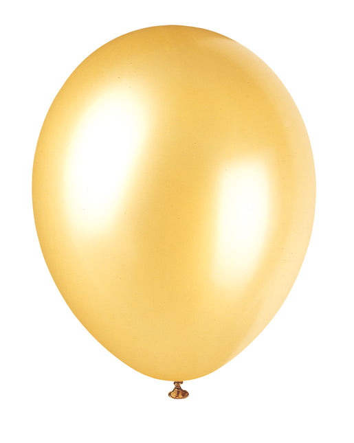 12" Palloncini perlati Premium, 8ct - Oro Champagne