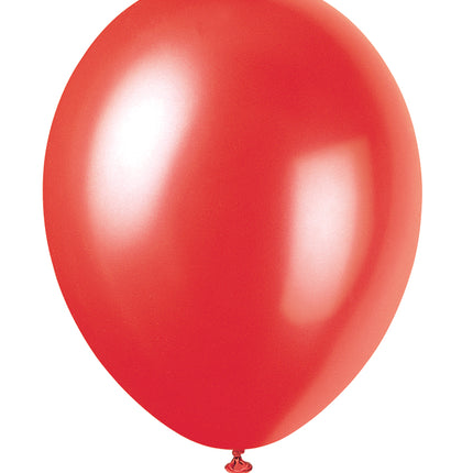 Palloncini rossi lucidi 30cm 10pz