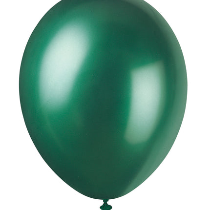 Palloncini verde scuro lucidi 30cm 10pz