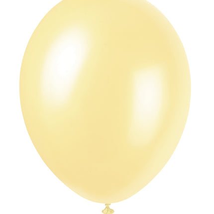 12" Palloncini perlati Premium, 8ct - Avorio