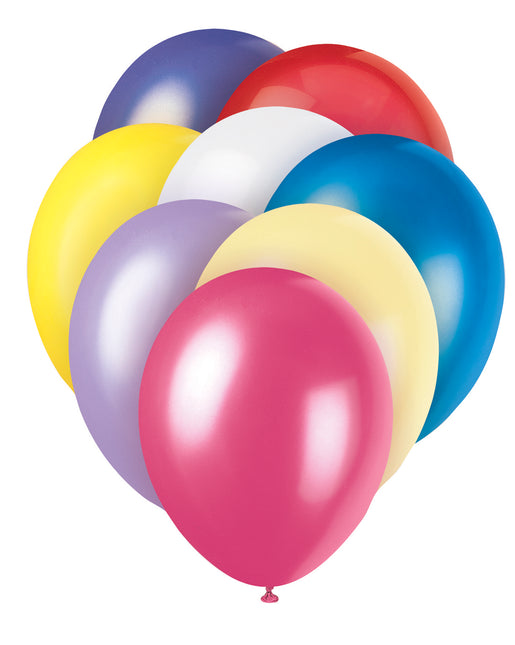 12" Palloncini perlati Premium, 8ct - Pastello assortito