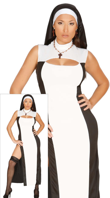 Costume da suora lungo