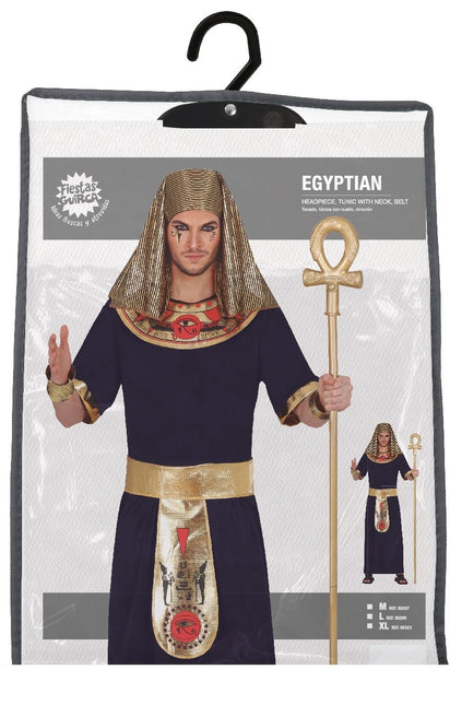 Costume da Faraone Nero Oro Uomo