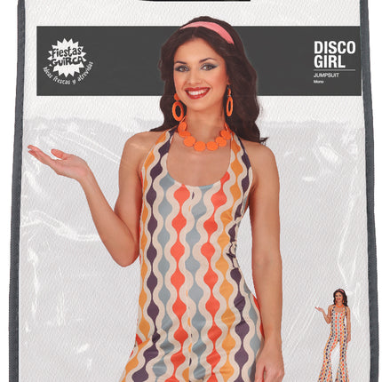 Tuta Disco 70S Colorata Donna