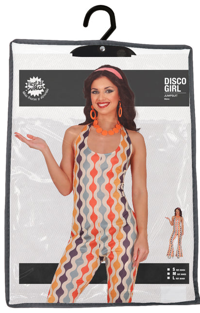 Tuta Disco 70S Colorata Donna