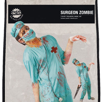 Costume Halloween da zombie uomo chirurgo