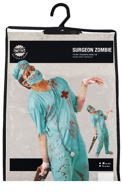 Costume Halloween da zombie uomo chirurgo