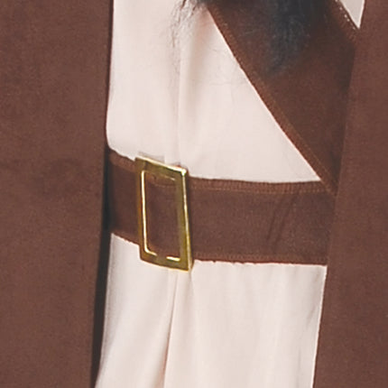 Costume da pirata marrone