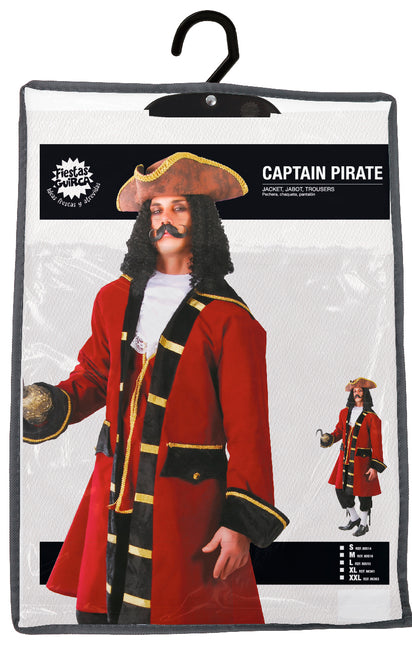 Abito da pirata Bordeaux Red Uomo
