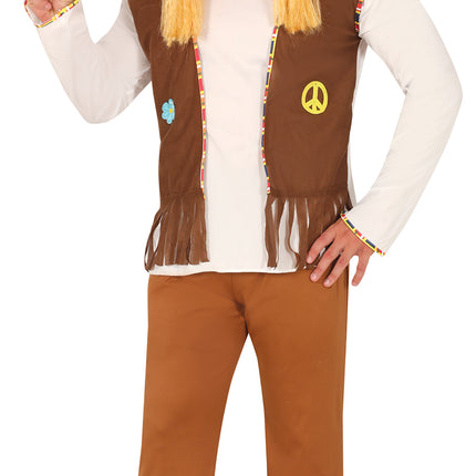 Costume Hippie Marrone