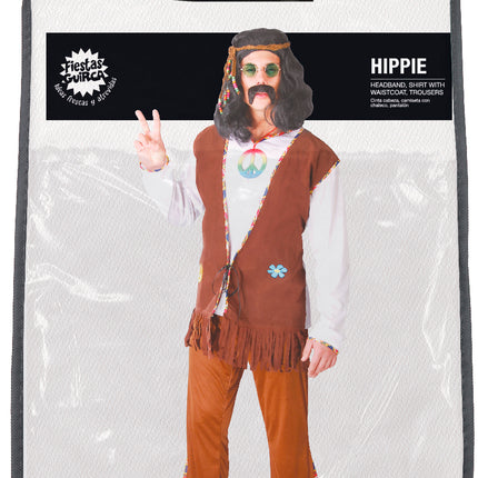 Costume Hippie Marrone