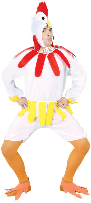 Tuta di pollo bianca