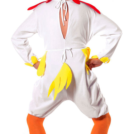 Tuta di pollo bianca