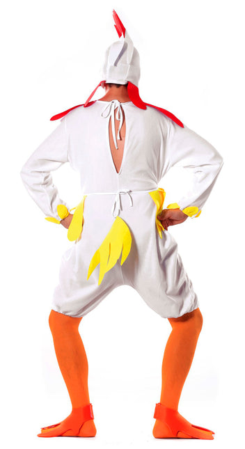 Tuta di pollo bianca