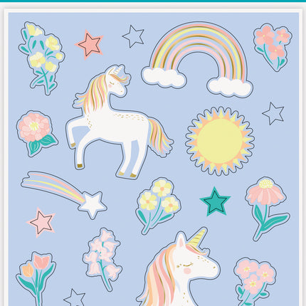 Adesivi Unicorno 4 pezzi