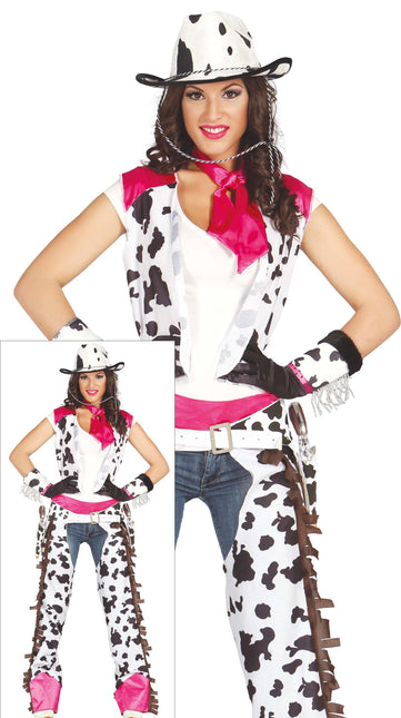 Costume da cowgirl rosa