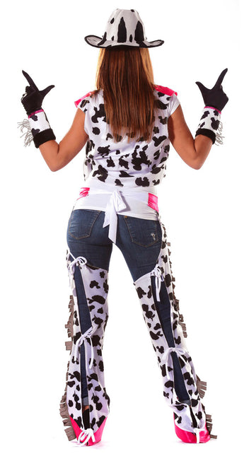 Costume da cowgirl rosa