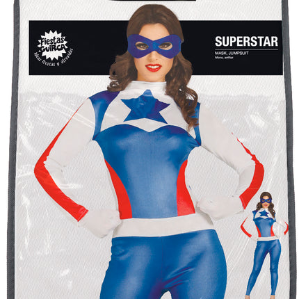 Costume da supereroe America Donna