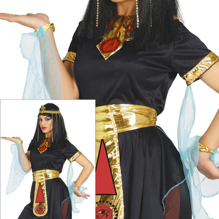 Costume Cleopatra Donna Oro Nero