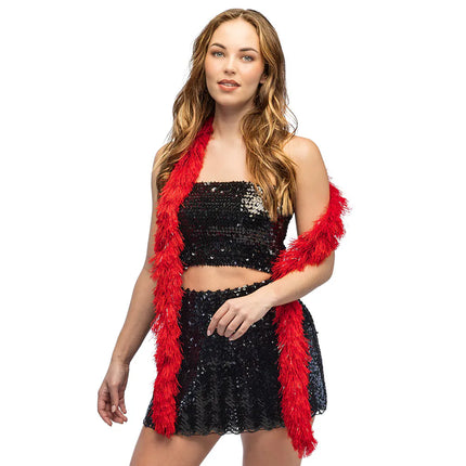 Boa Flair 60 g rosso (180 cm)