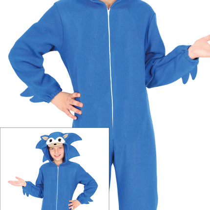Costume da volpe per bambino blu