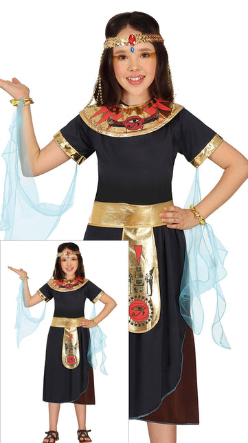 Costume da Cleopatra Ragazza Nera