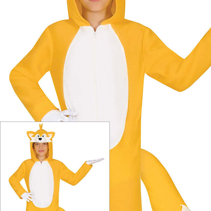 Costume da volpe giallo bambino