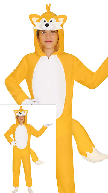 Costume da volpe giallo bambino