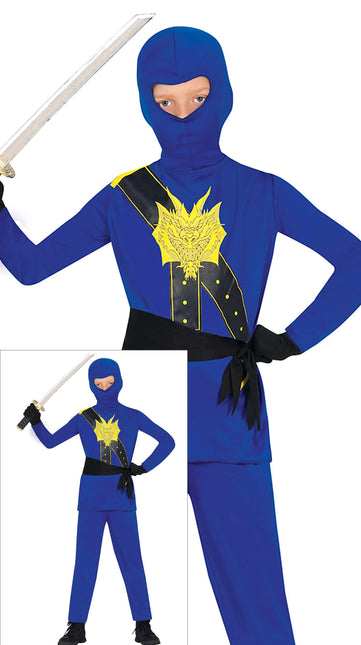 Costume da Ninja Bambino Blu