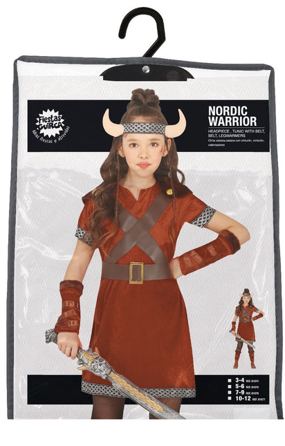 Costume da ragazza vichinga