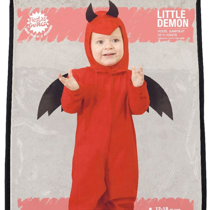 Costume da Diavolo per Halloween Bambino Rosso Nero