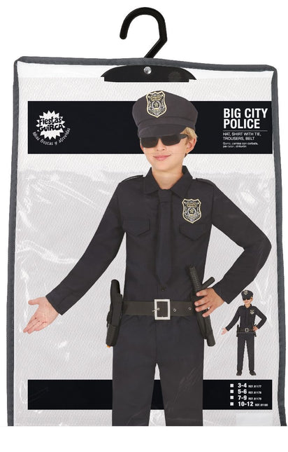 Costume da poliziotto ragazzo nero