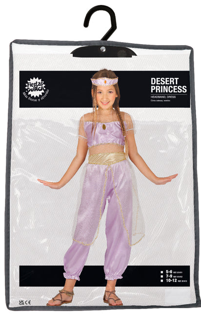 Costume da principessa del deserto per bambina