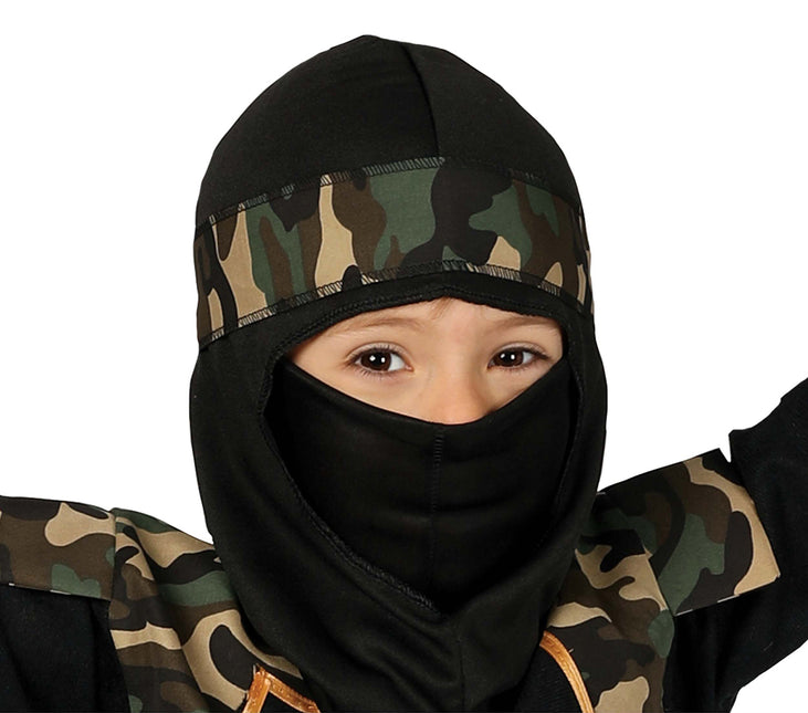 Tuta Ninja bambino mimetica