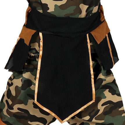 Tuta Ninja bambino mimetica