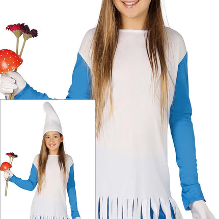 Costume da nano blu