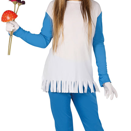Costume da nano blu