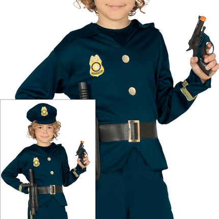 Tuta da poliziotto bambino oro