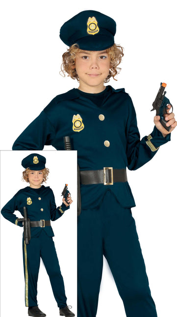 Tuta da poliziotto bambino oro