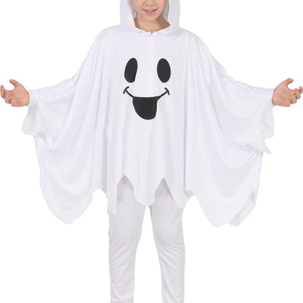Poncho di Halloween per bambini: fantasma