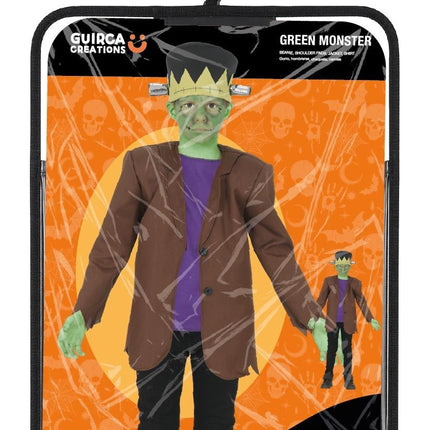 Costume di Halloween per bambini: mostro verde
