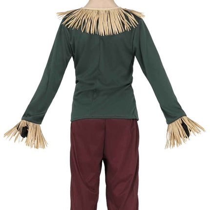 Costume di Halloween colorato da spaventapasseri per bambini