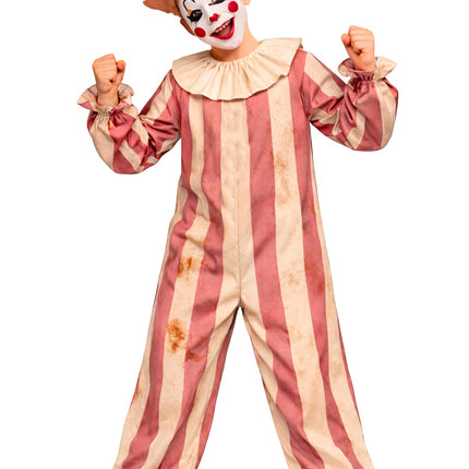 Costume di Halloween da clown da circo per bambini