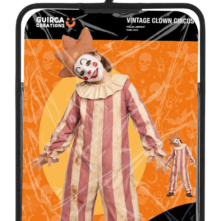 Costume di Halloween da clown da circo per bambini