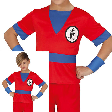 Costume da Goku Dragon Ball Z Bambino Rosso