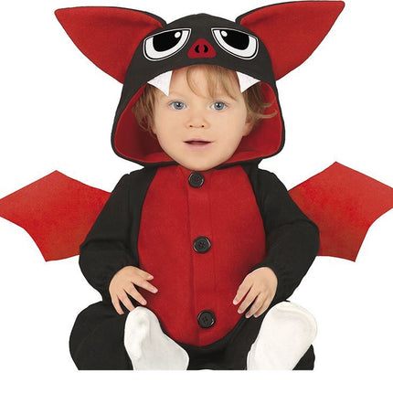 Costume da pipistrello per bambino rosso