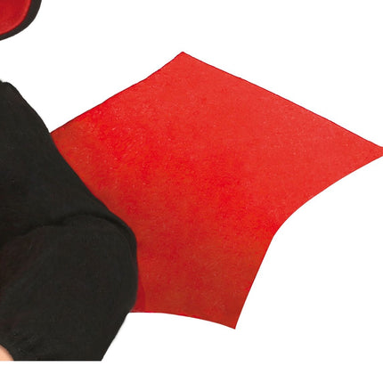 Costume da pipistrello per bambino rosso