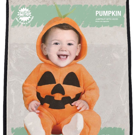 Costume di Halloween da zucca per bambino nero arancione