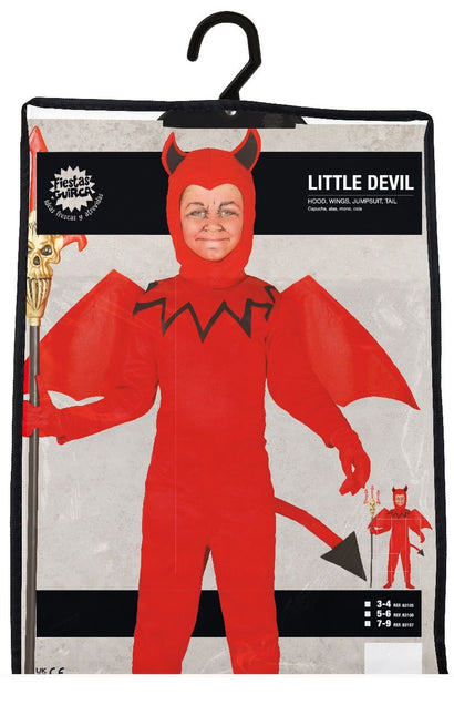 Costume Halloween Bambino Diavolo con Ali