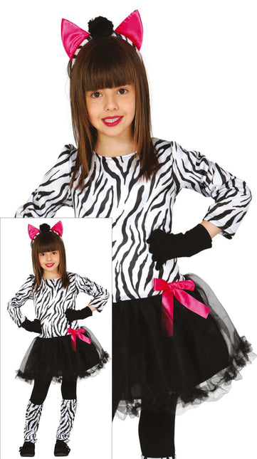 Abito zebrato bambina